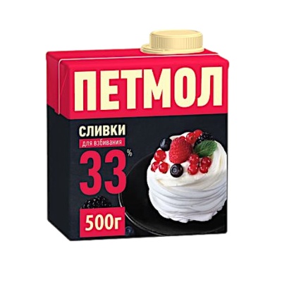 Сливки Петмол 33% 0,5л